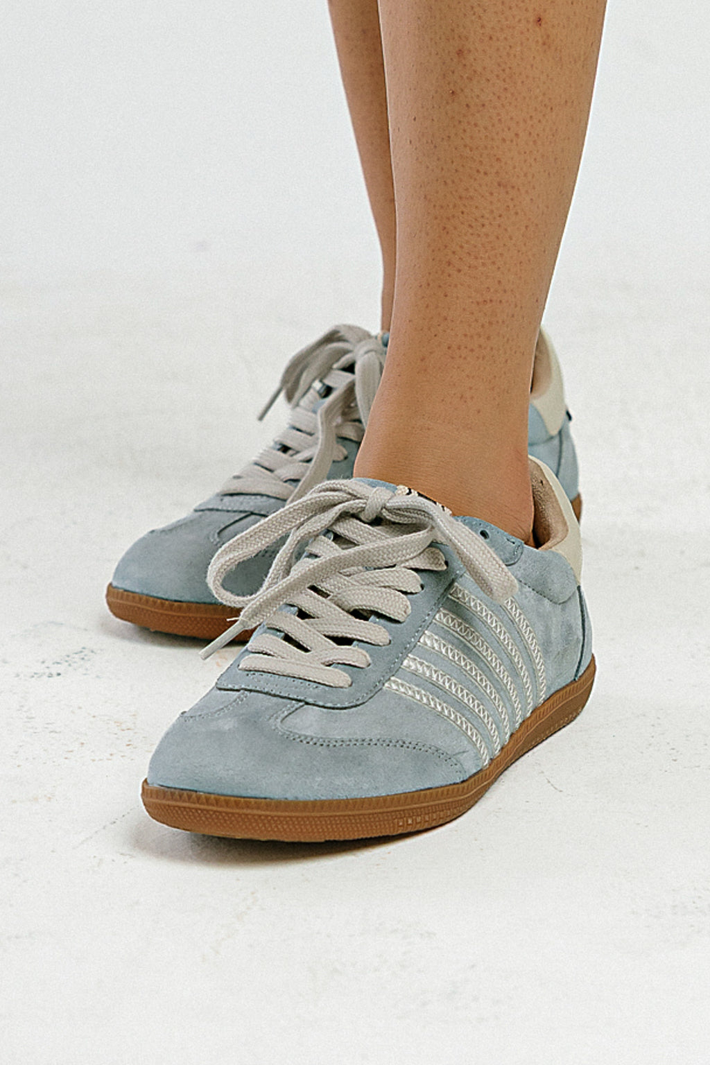 Stevie Striped Sneaker in Blue