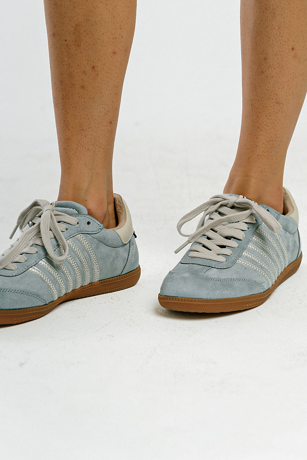 Stevie Striped Sneaker in Blue