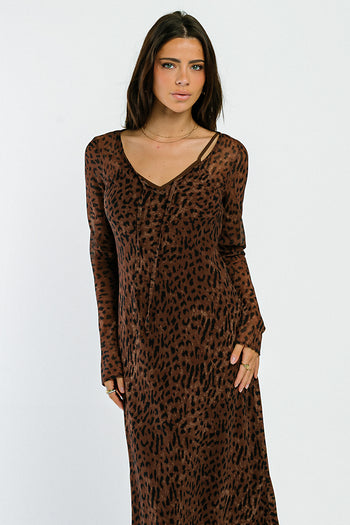 Maeve Maxi Dress in Brown