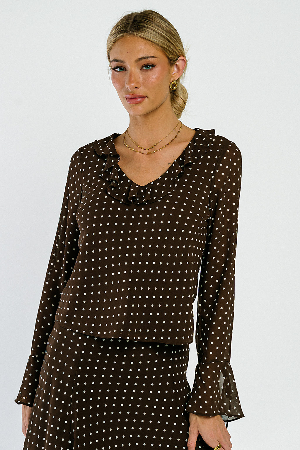 Luna Polka Dot Blouse