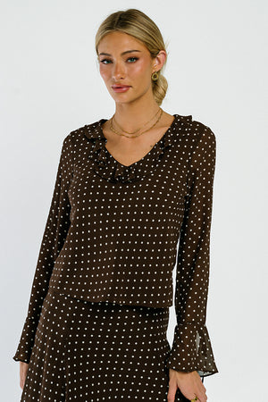 Luna Polka Dot Blouse