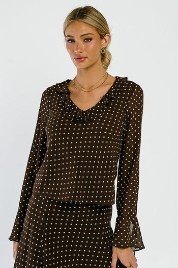 Luna Polka Dot Blouse