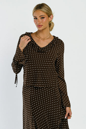Luna Polka Dot Blouse