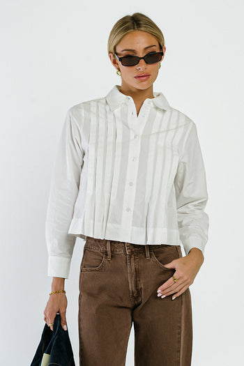 Sadie Pleated Top