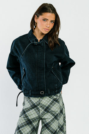 Gemma Collared Denim Jacket