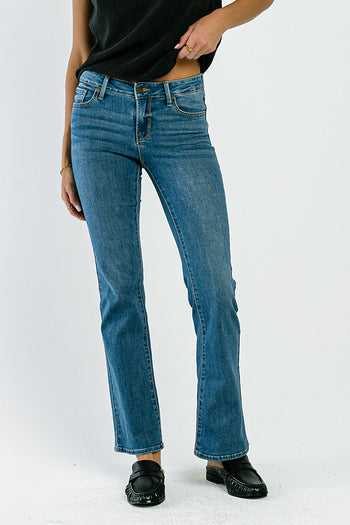 Marissa Low Rise Bootcut Jeans in Medium Wash