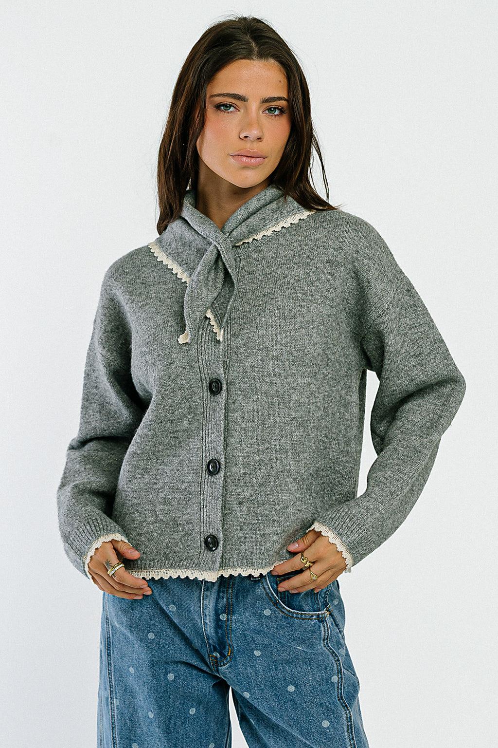Adeline Scarf Cardigan