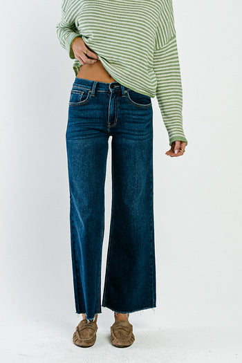 Piper Mid Rise Wide Leg Jeans