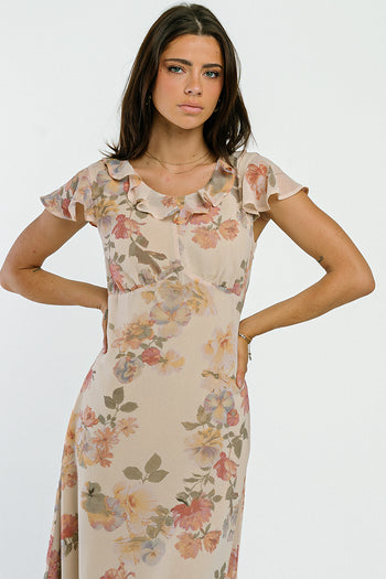 Ave Floral Midi Dress
