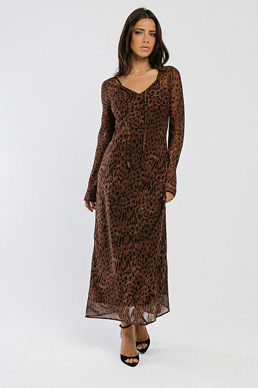 Maeve Maxi Dress in Brown