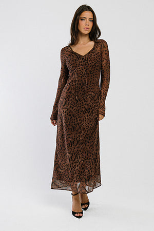 Maeve Maxi Dress in Brown