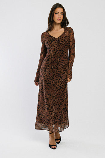 Maeve Maxi Dress in Brown