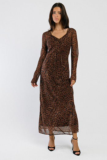 Maeve Maxi Dress in Brown