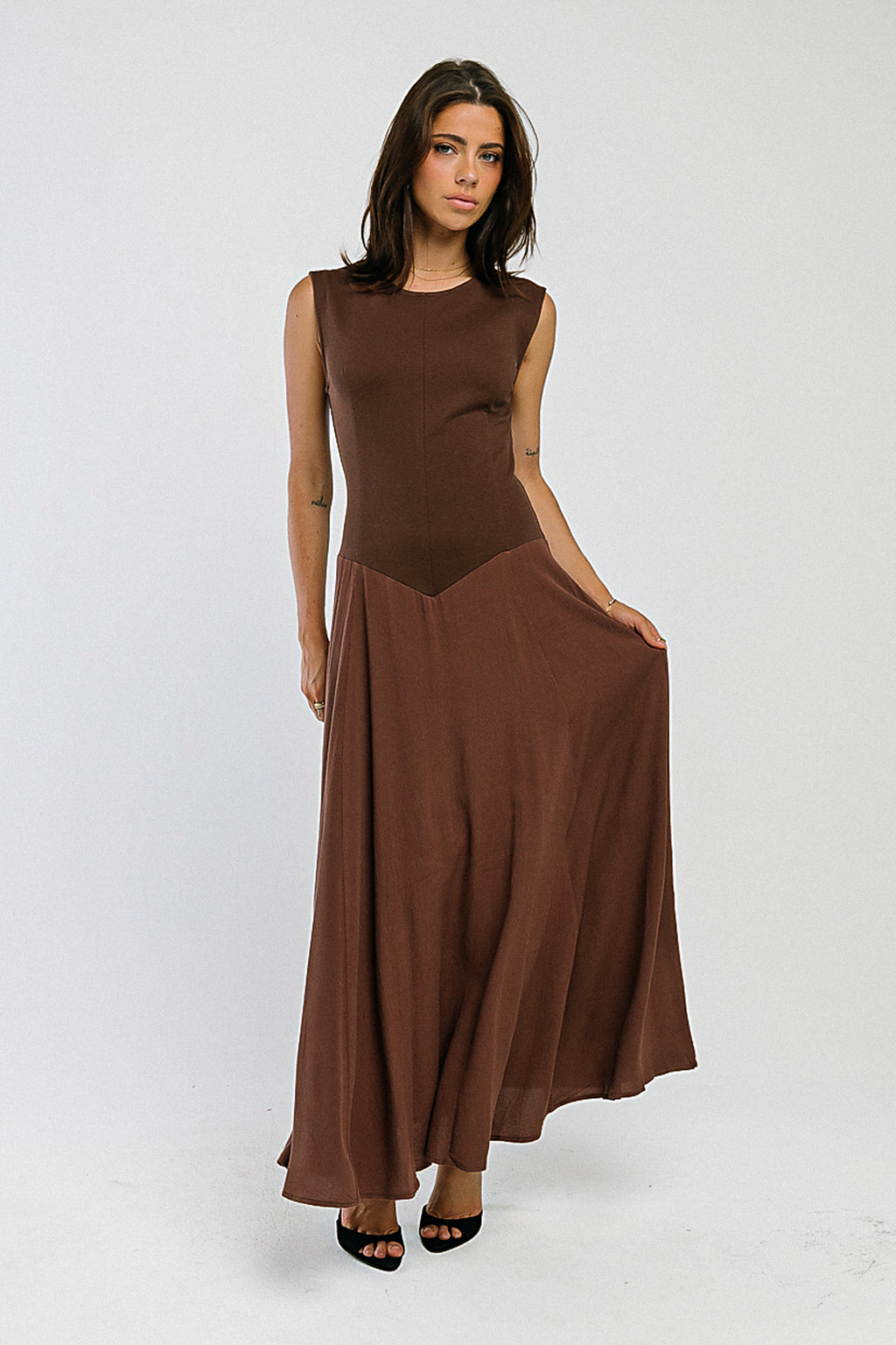 brown maxi dress near me Charles in Red-Brown casual dresses Sexy dresses Photo Print Size:5x7
