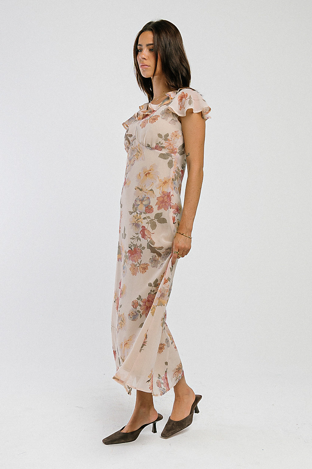 Ave Floral Midi Dress