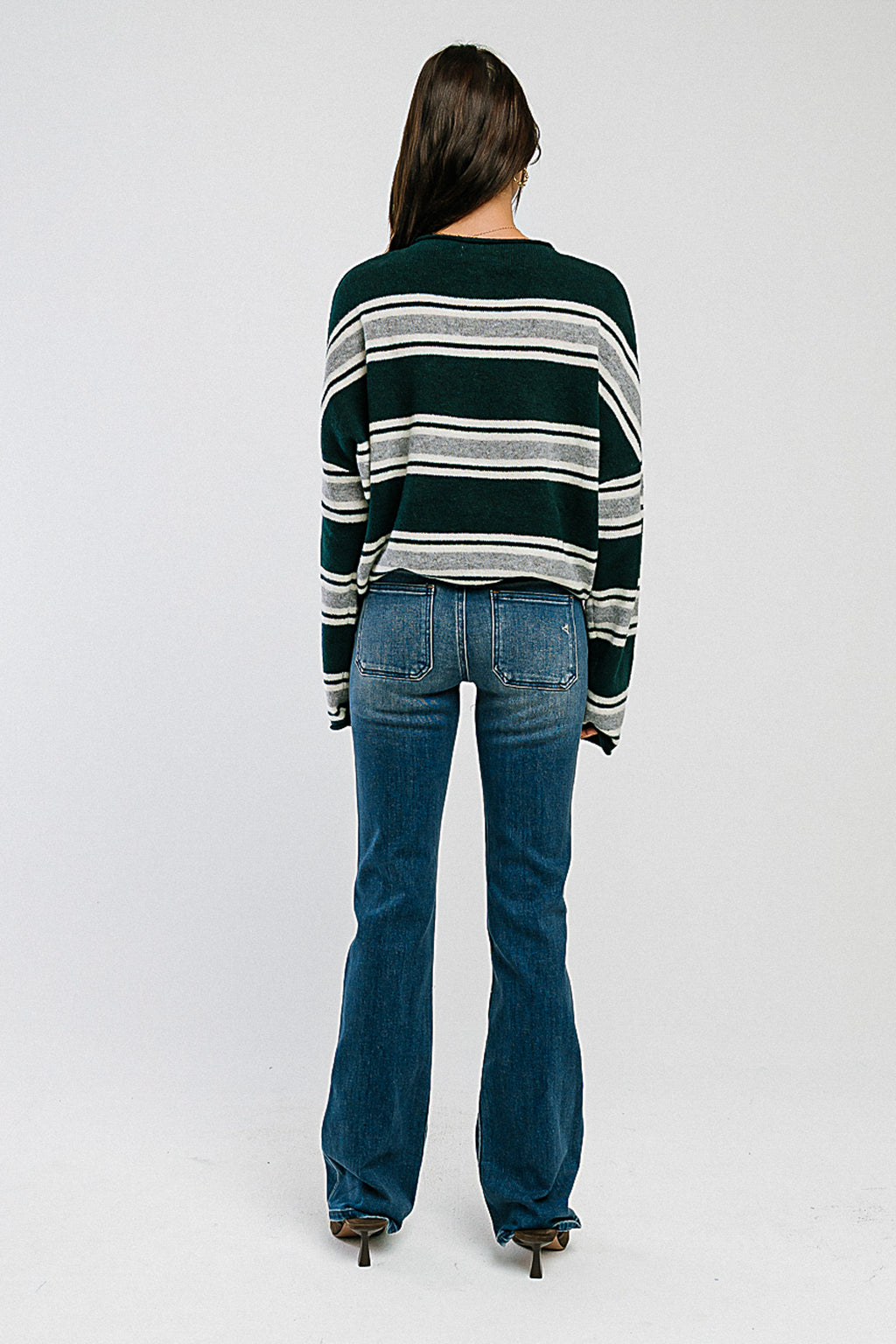 Kolby Low Rise Boot Cut Jeans