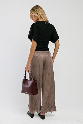 Jaida Ruched Top in Black
