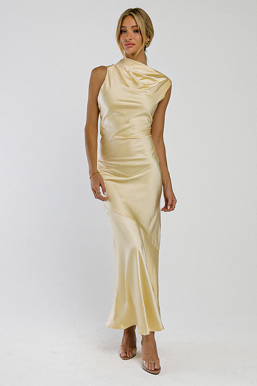 Lark Satin Maxi Dress