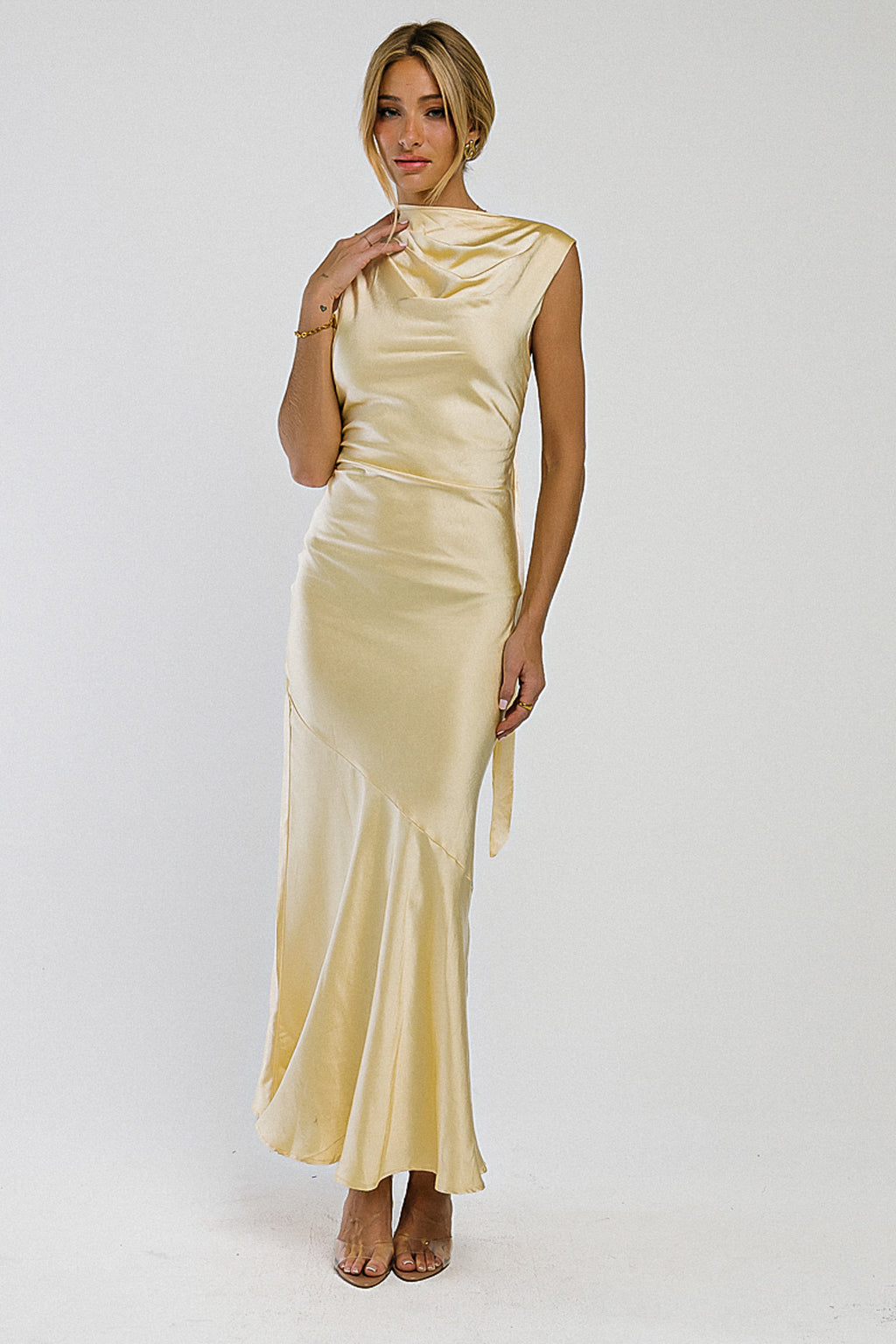 Lark Satin Maxi Dress