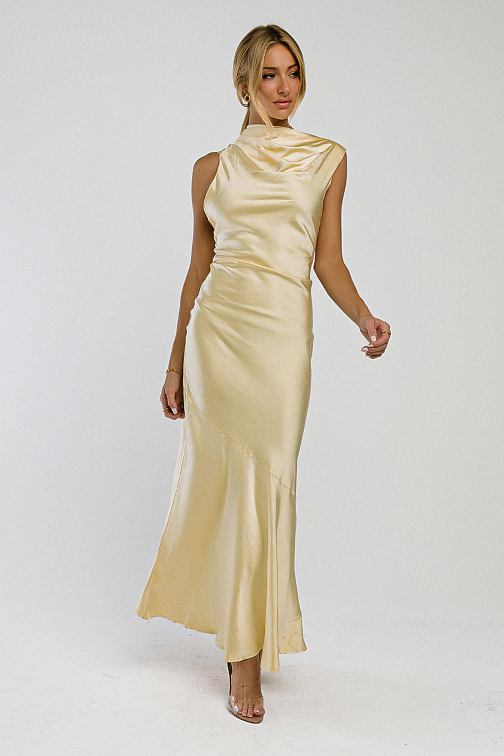 Lark Satin Maxi Dress