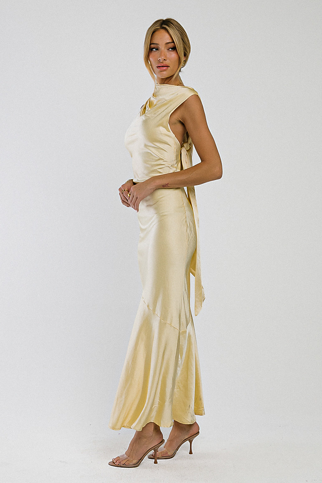 Lark Satin Maxi Dress