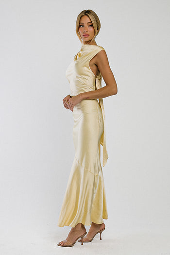 Lark Satin Maxi Dress