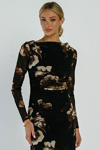 Alana Floral Midi Dress