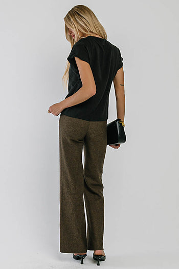 Olivia Cowl Neck Blouse in Black