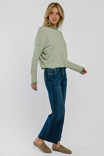 Piper Mid Rise Wide Leg Jeans