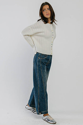 Kora Star Button Up Sweater