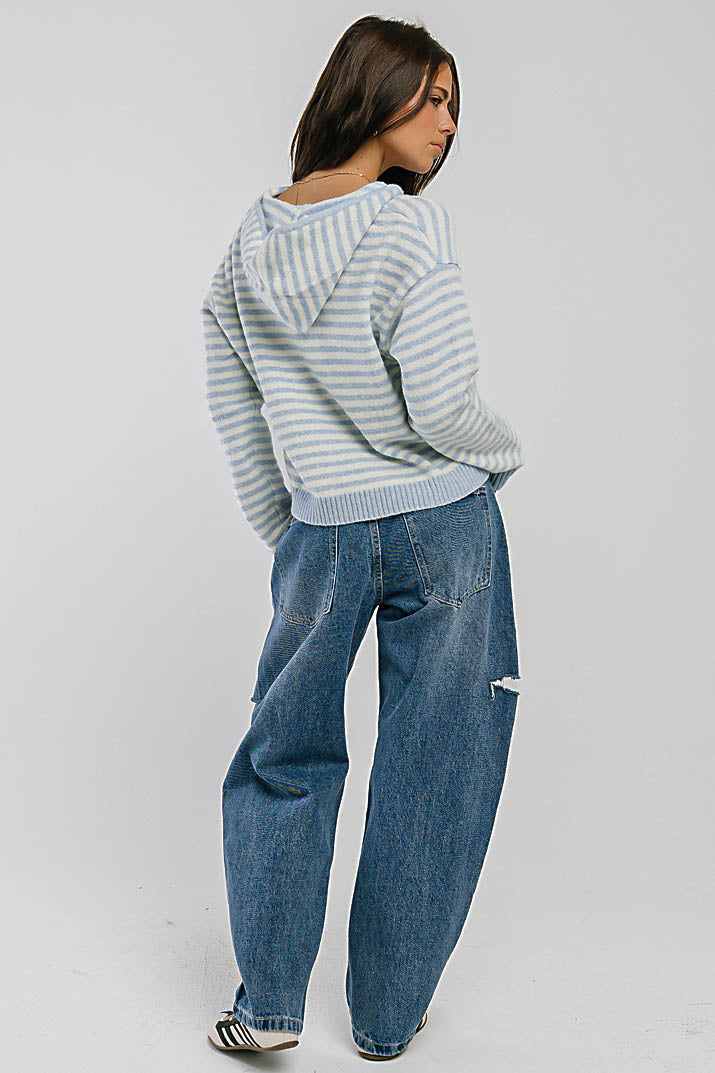 Iris High Rise Barrel Jeans