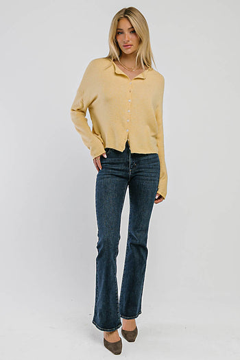 Maci Cardigan in Honey