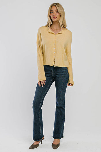 Maci Cardigan in Honey