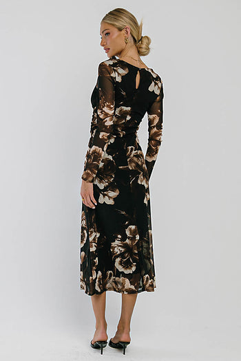 Alana Floral Midi Dress