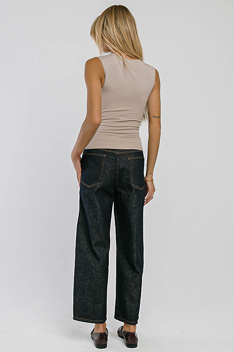 Gianna Tank Top in Tan