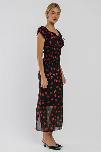 Angelina Maxi Skirt in Black