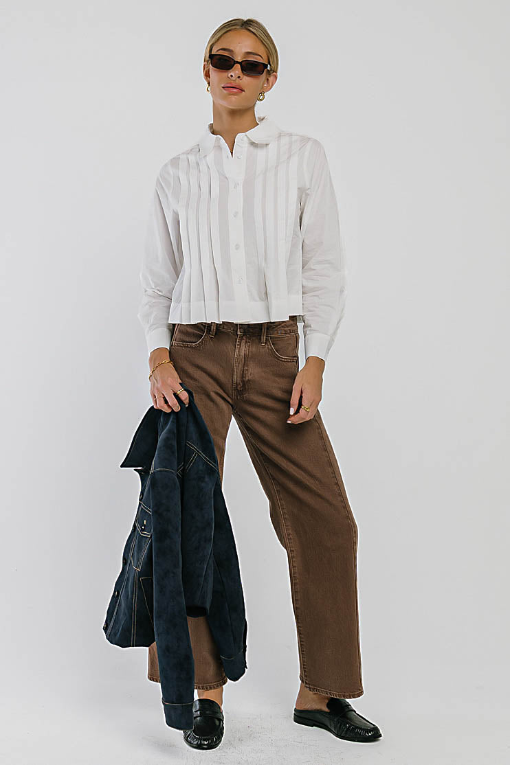 Sadie Pleated Top