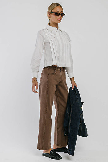 Sadie Pleated Top