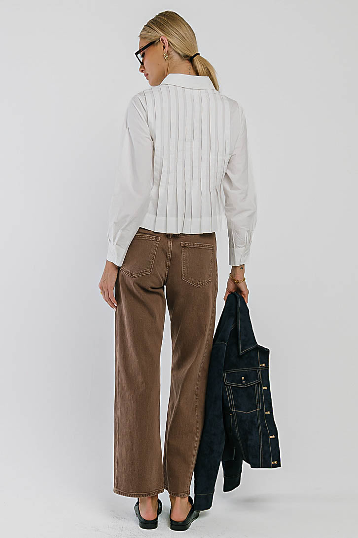 Sadie Pleated Top