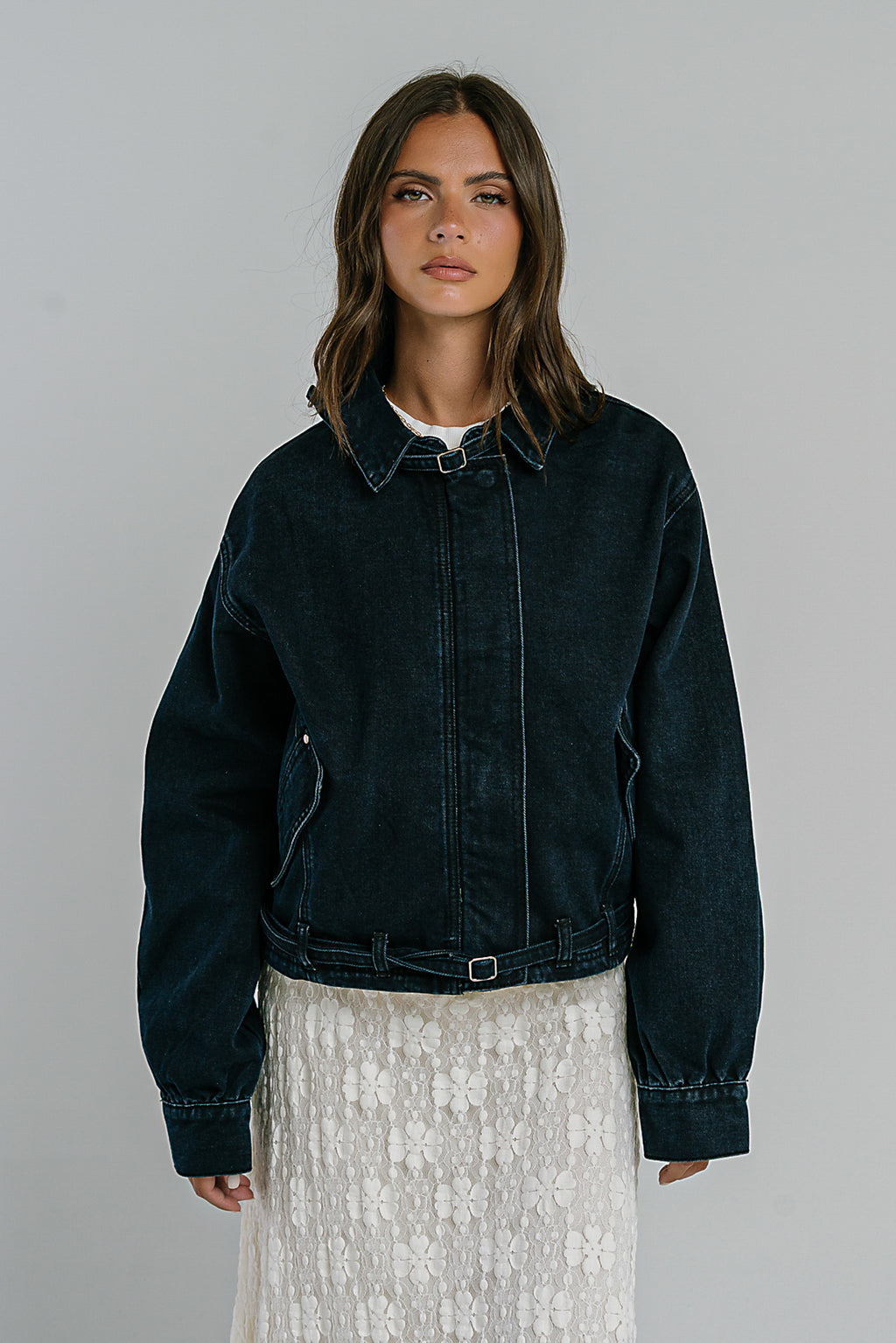 Gemma Collared Denim Jacket