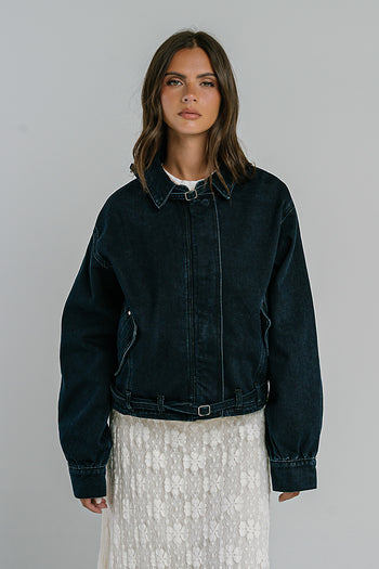 Gemma Collared Denim Jacket