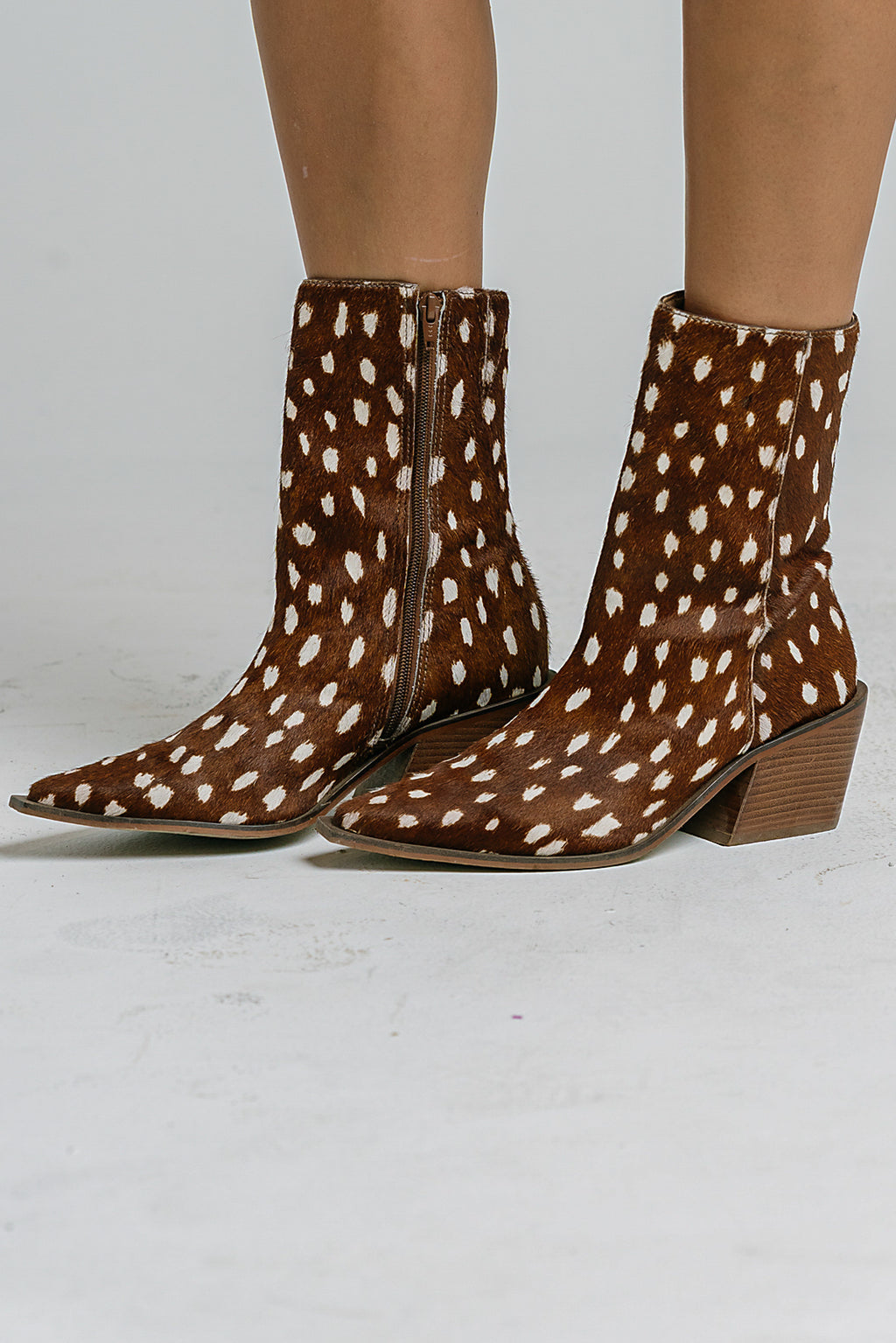 Cleo Ankle Bootie in Bambi