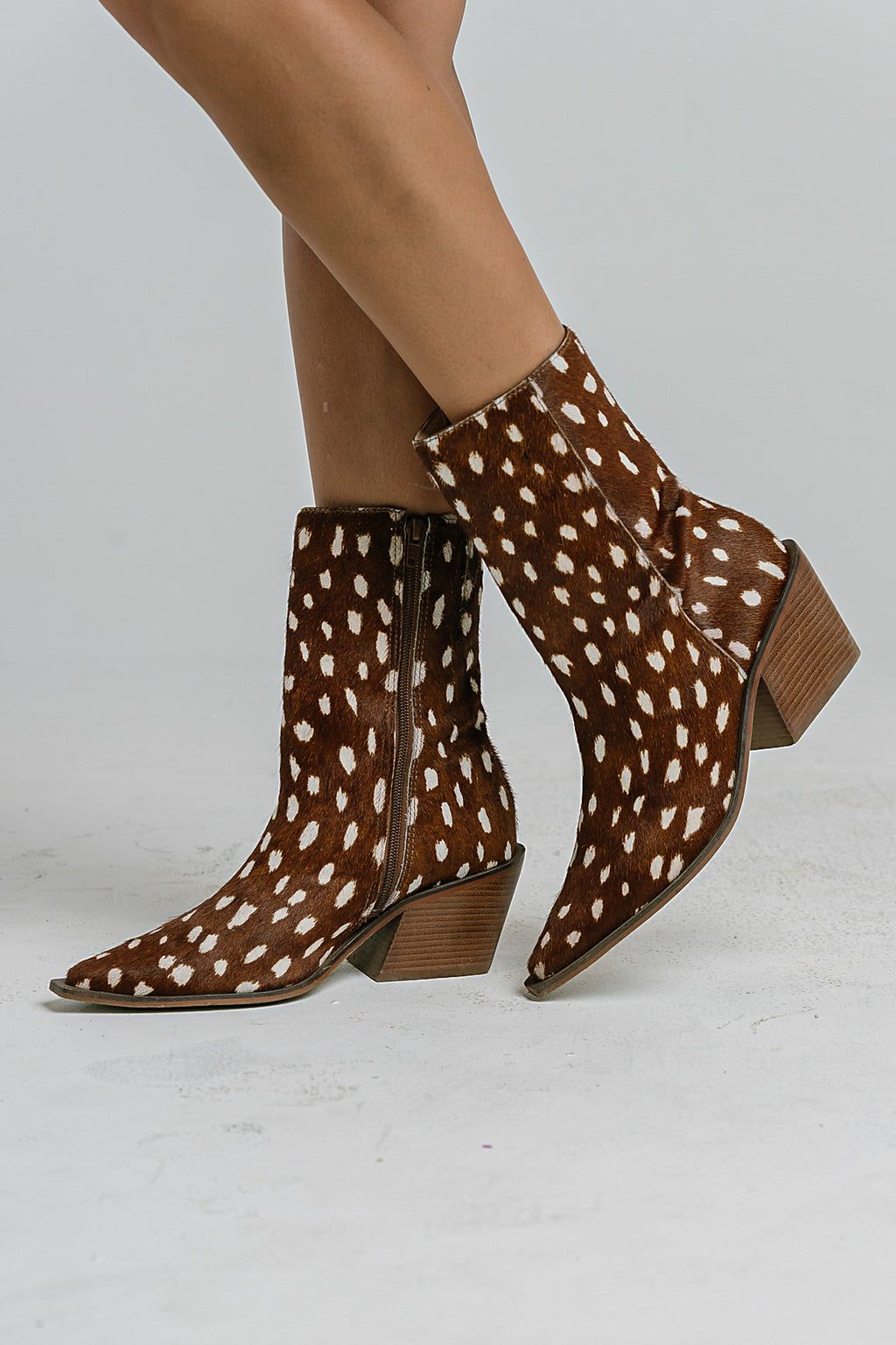 Cleo Ankle Bootie in Bambi