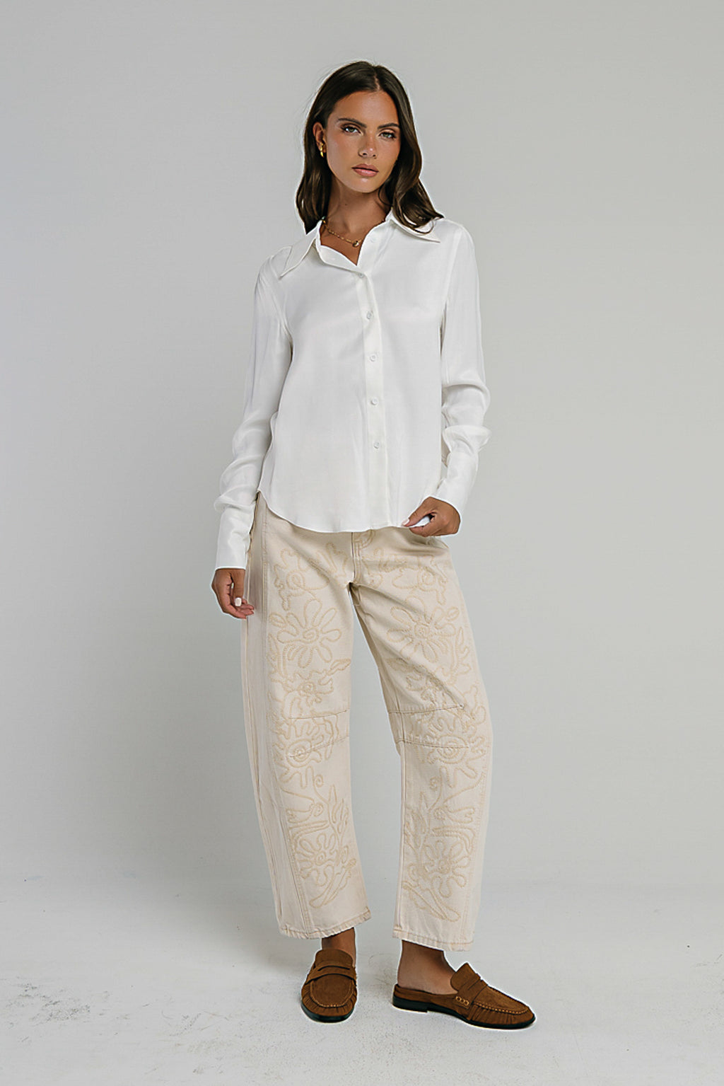 Lilah Button Up Top