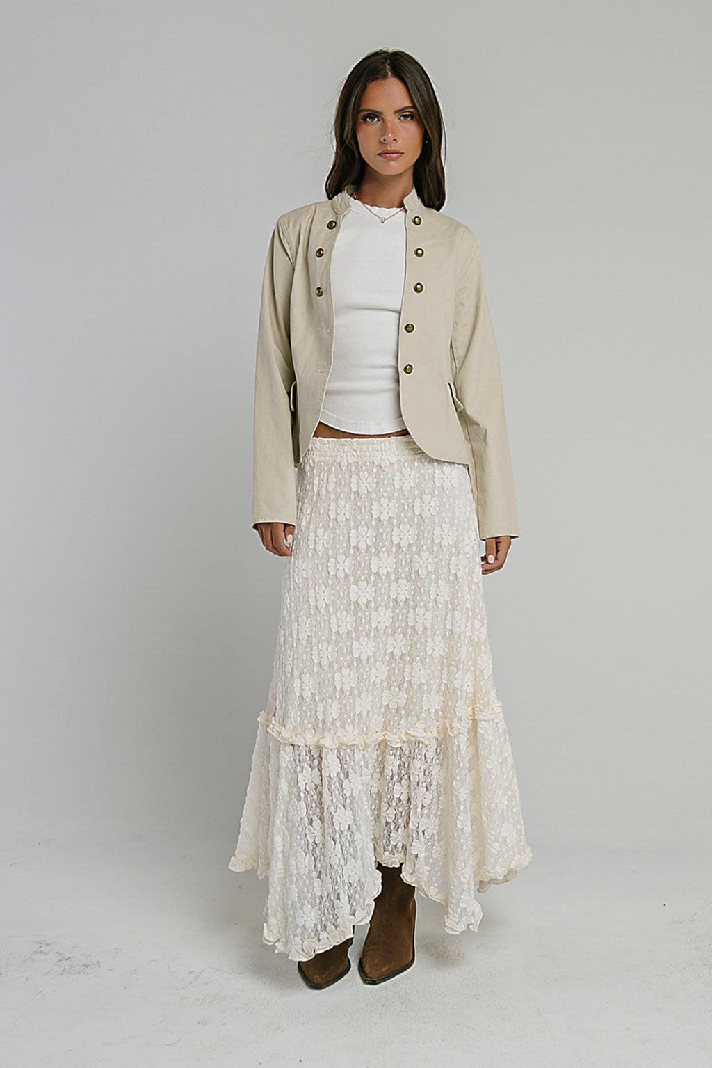 Jasmine Lace Maxi Skirt - FINAL SALE