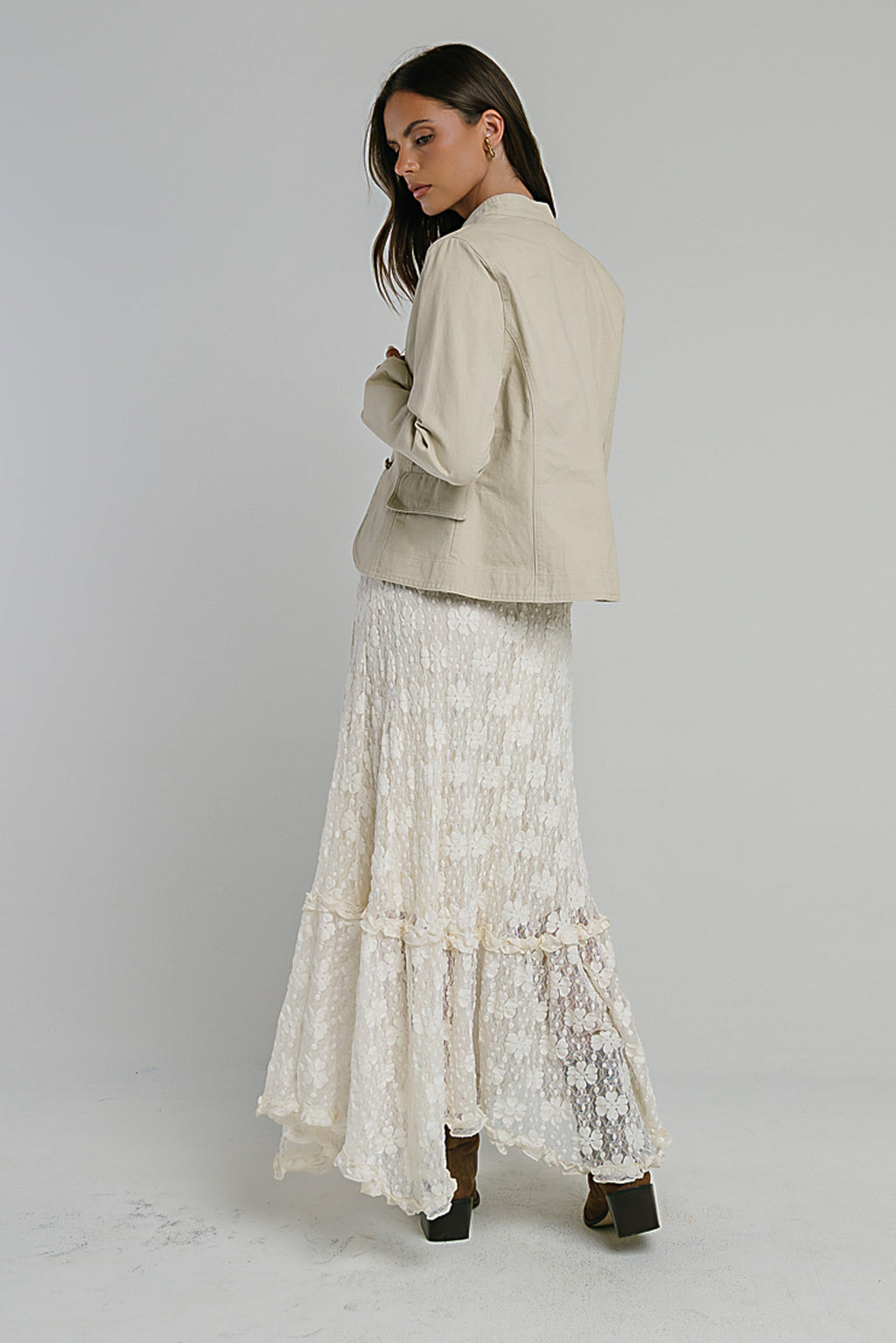 Jasmine Lace Maxi Skirt - FINAL SALE