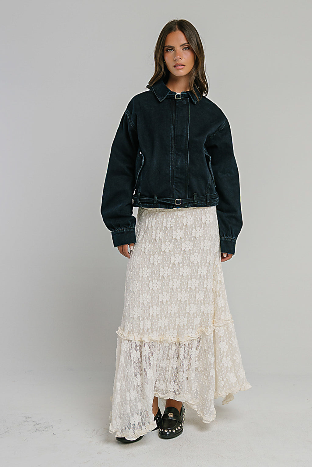 Gemma Collared Denim Jacket