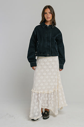 Gemma Collared Denim Jacket