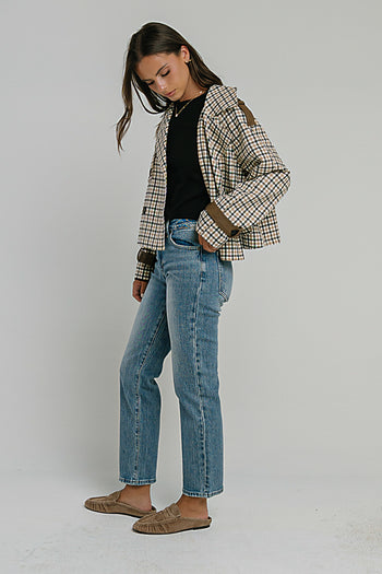 Reya Straight Leg Jeans in Medium Wash
