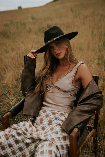 Zadie Plaid Maxi Skirt